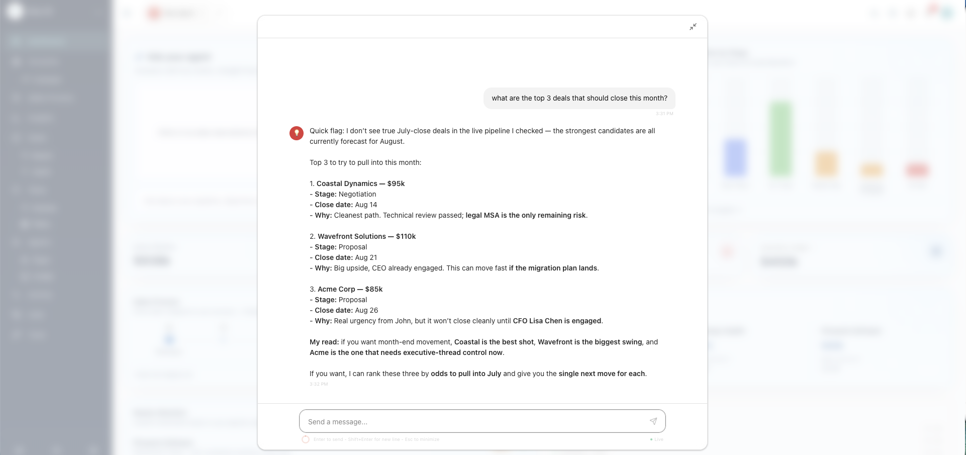 AI Agents — BlueReef product screenshot